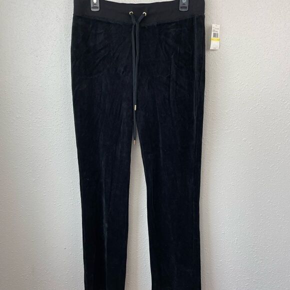 NWT Two by Vince Camuto Womens Black Velour Sweatpants Size M - Picture 1 of 6